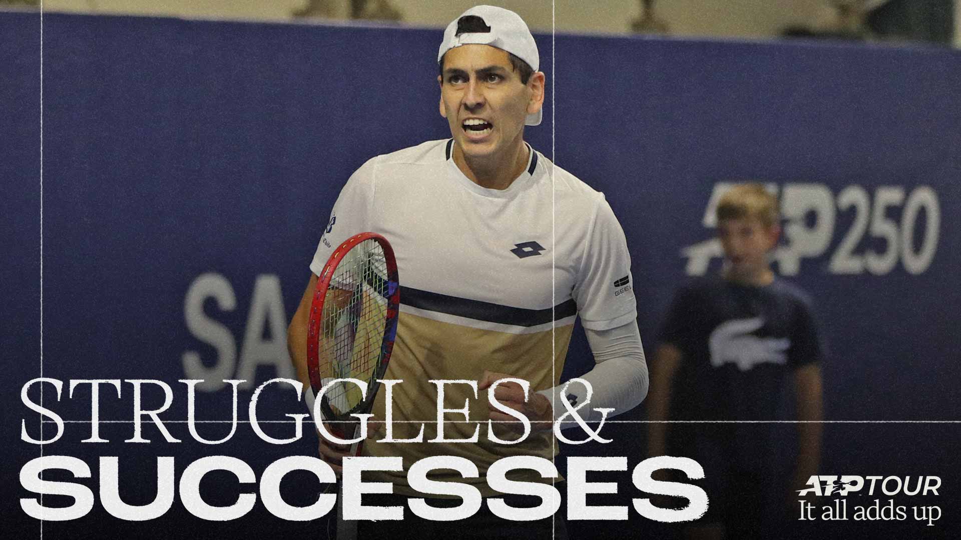 Alejandro Tabilo has battled into form after a season of injury struggles.