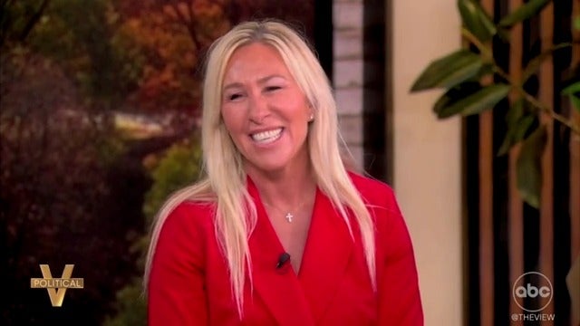 Marjorie Taylor Greene was all smiles during her appearance on The View