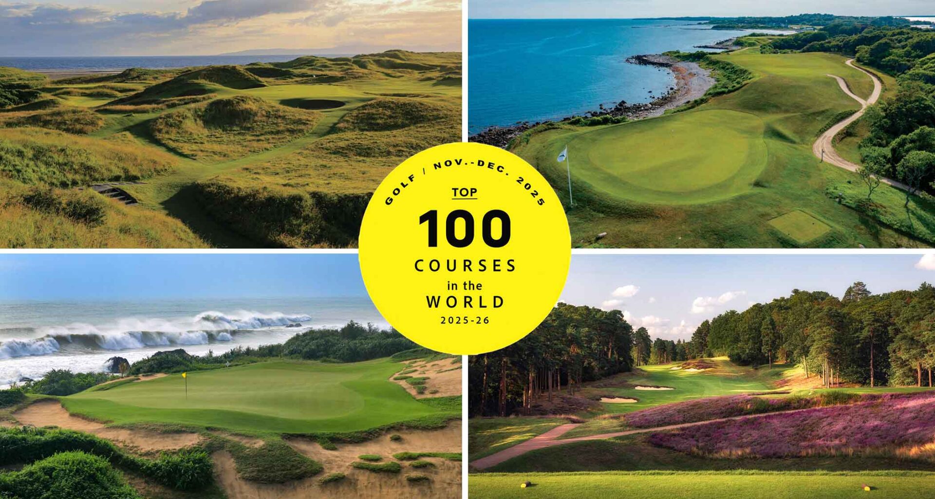 Top 100 Courses in the World 2025-26: Our raters' votes, revealed!