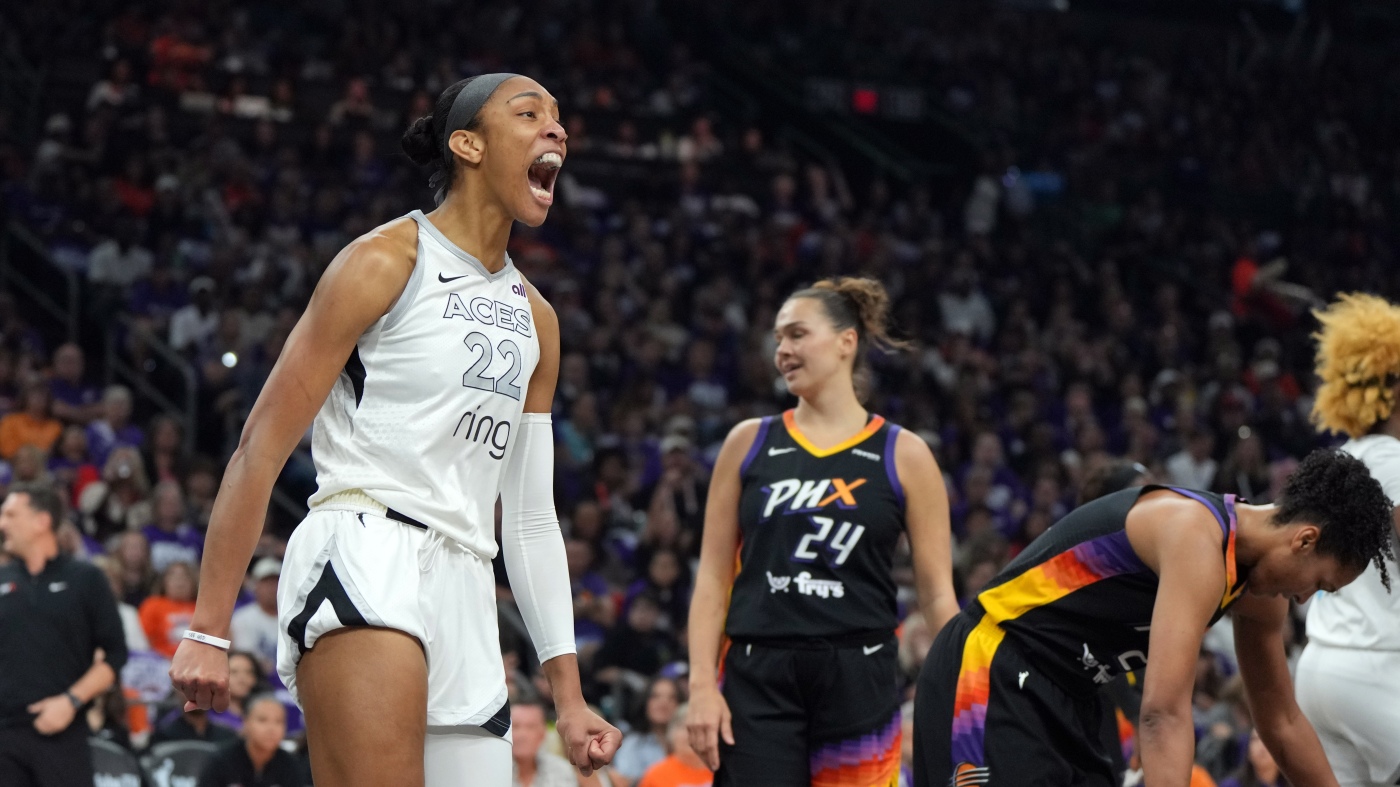 A'ja Wilson scores 31 to lead the Aces to a third WNBA championship in 4 seasons : NPR