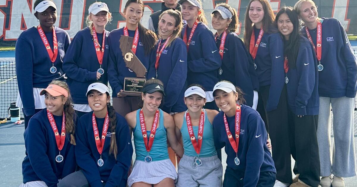 Corona del Mar girls' tennis finishes as state runner-up