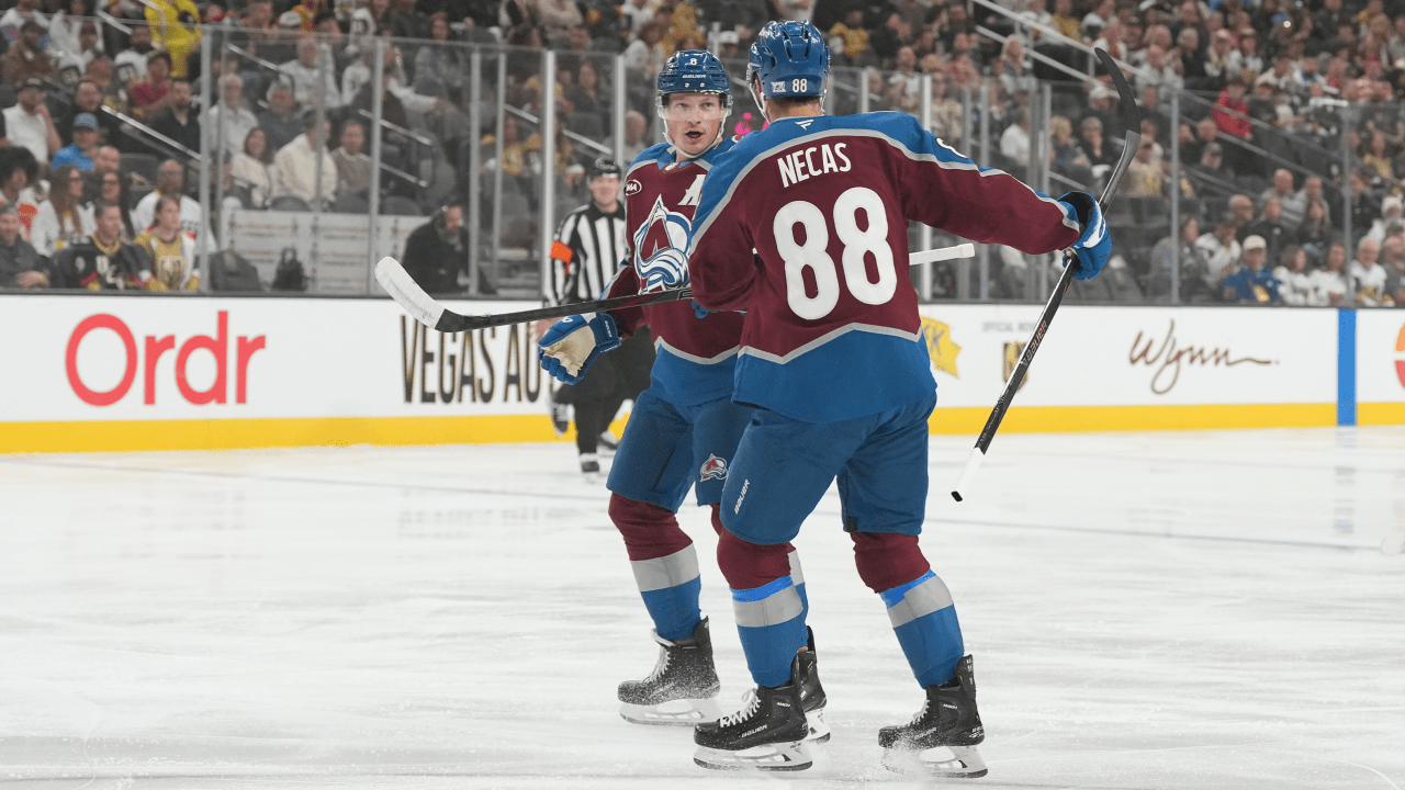 Necas has 3 points, helps Avalanche hold off Golden Knights