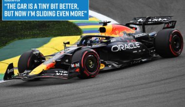 Verstappen told Red Bull the set-up changes made his car slide "even more"