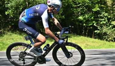 CIESZYN, POLAND - AUGUST 07: Chris Froome of Great Britain and Team Israel - Premier Tech competes during the 82nd Tour de Pologne 2025, Stage 4 a 198.8km stage from Rybnik to Cieszyn / #UCIWT / on August 07, 2025 in Cieszyn, Poland. (Photo by Luc Claessen/Getty Images)