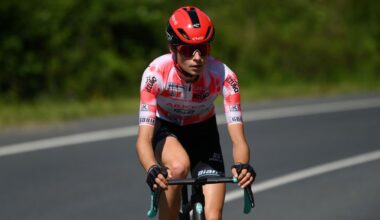 BASAURI, SPAIN - MAY 11: Valentina Cavallar of Austria and Team Arkea &ndash; B&amp;B Hotels Women - Polka dot Mountain Jersey competes during the 3rd Itzulia Women 2024, Stage 2 a 104km stage from Basauri to Basauri / #UCIWWT / on May 11, 2024 in Basauri, Spain. (Photo by Alex Broadway/Getty Images)