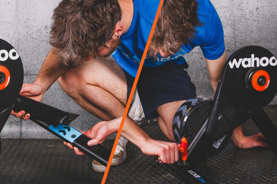 Zero to Zwift fit leg