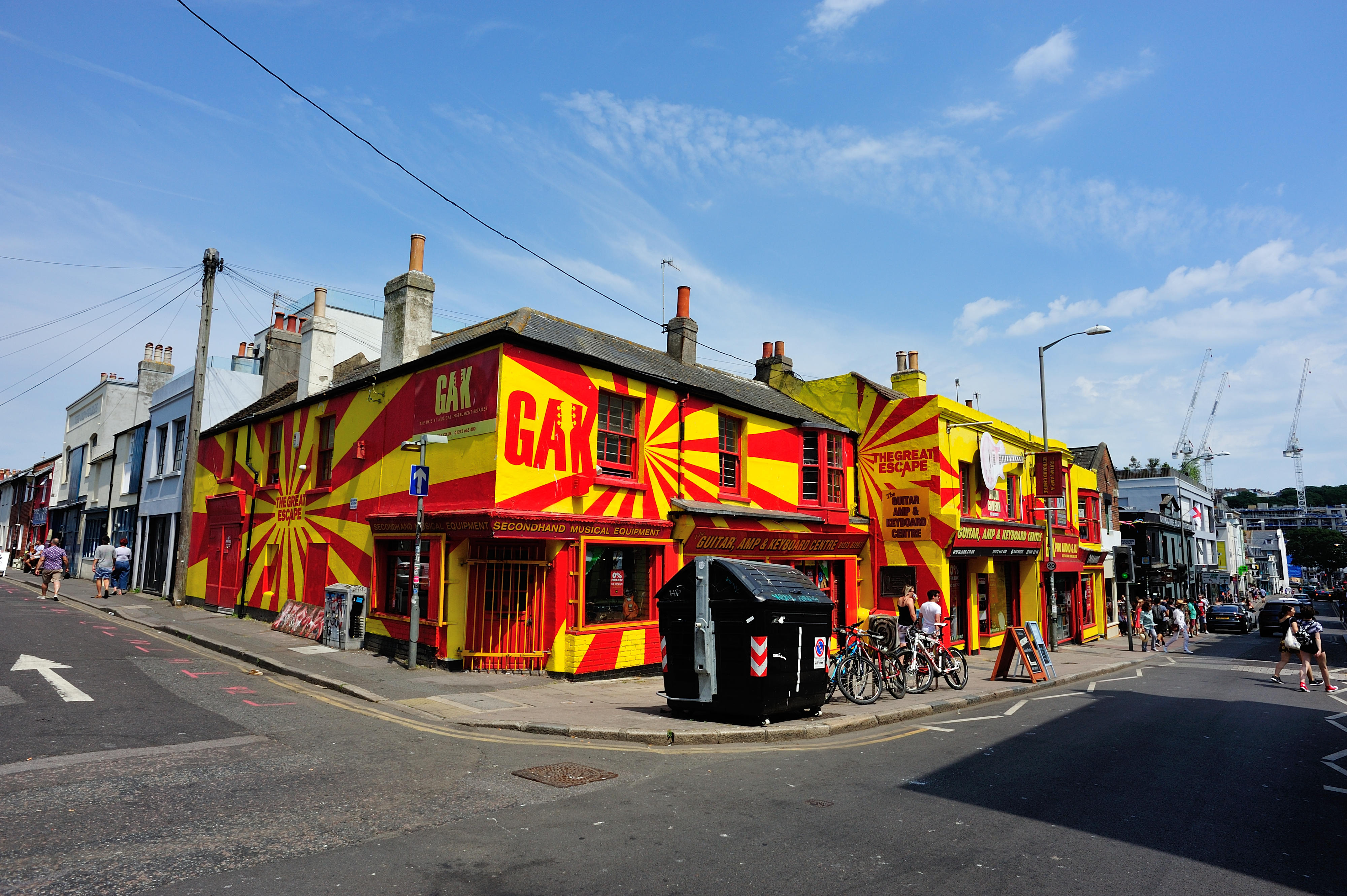 The Guitar, Amp & Keyboard Centre in Brighton, England.