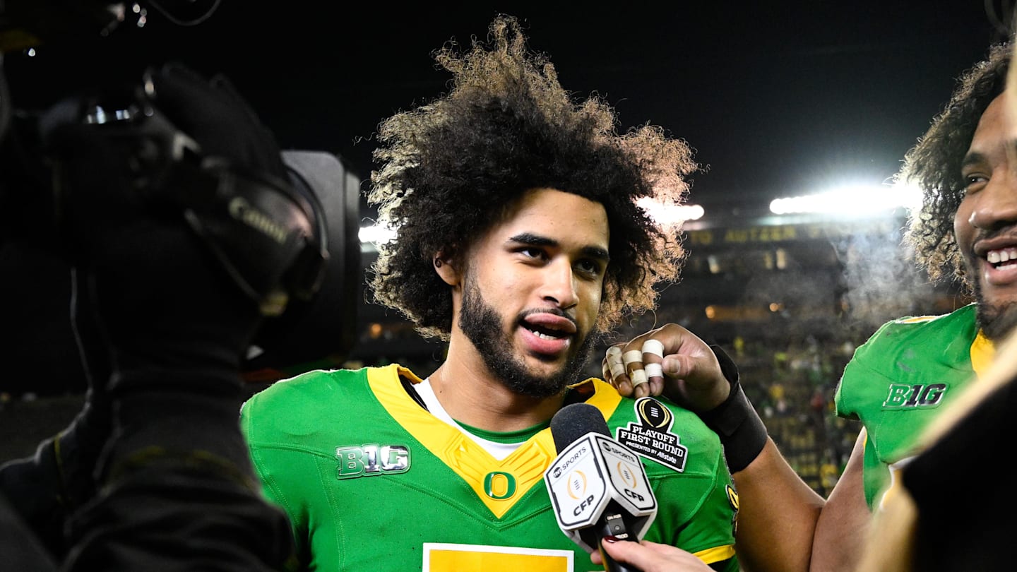 Oregon Quarterback Dante Moore’s NFL Draft Stock Demands Attention
