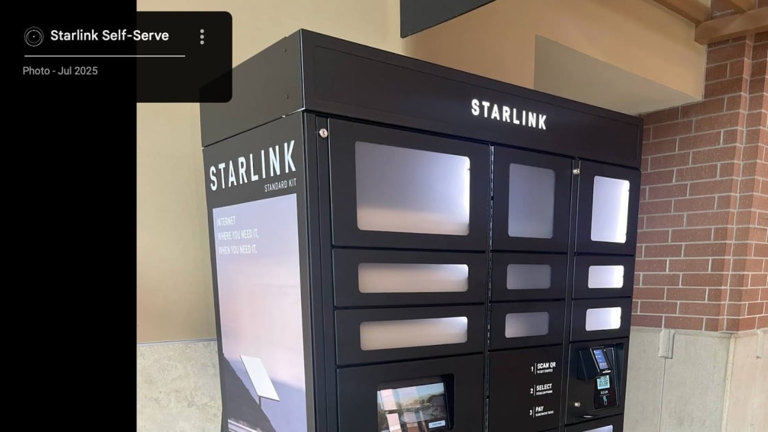 SpaceX Quietly Installs Starlink Vending Machine in Iowa