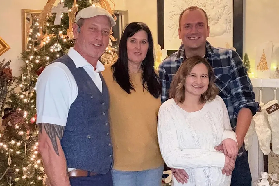 Ken Urker/Instagram Ken Urker and Gypsy-Rose Blanchard with family on Christmas 2024.
