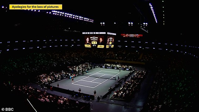 The BBC were forced to offer viewers multiple apologies after losing pictures during the clash