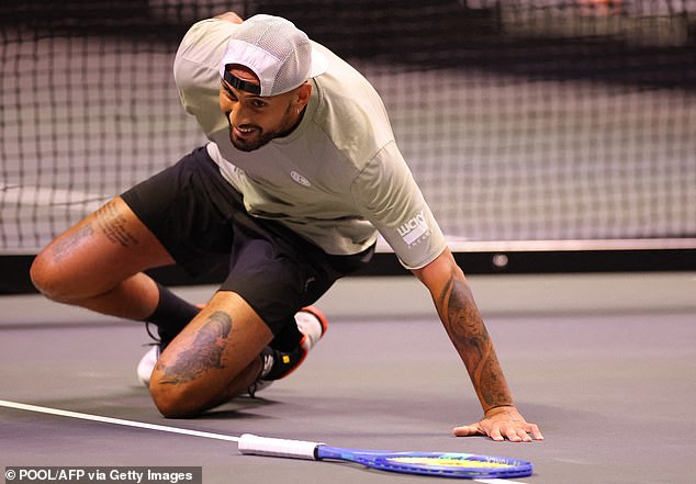 But Kyrgios failed to give the contest an edge as he breezed to victory despite being far from match-fit