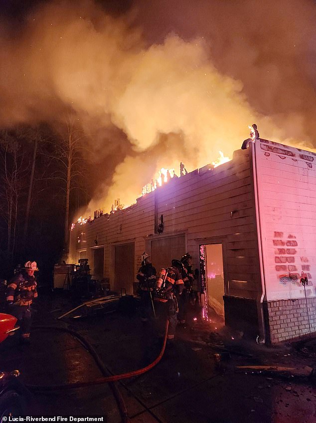 One person was initially trapped in the house before being freed. Two victims were taken to the hospital for smoke inhalation, and they have now been identified as Hamlin's parents