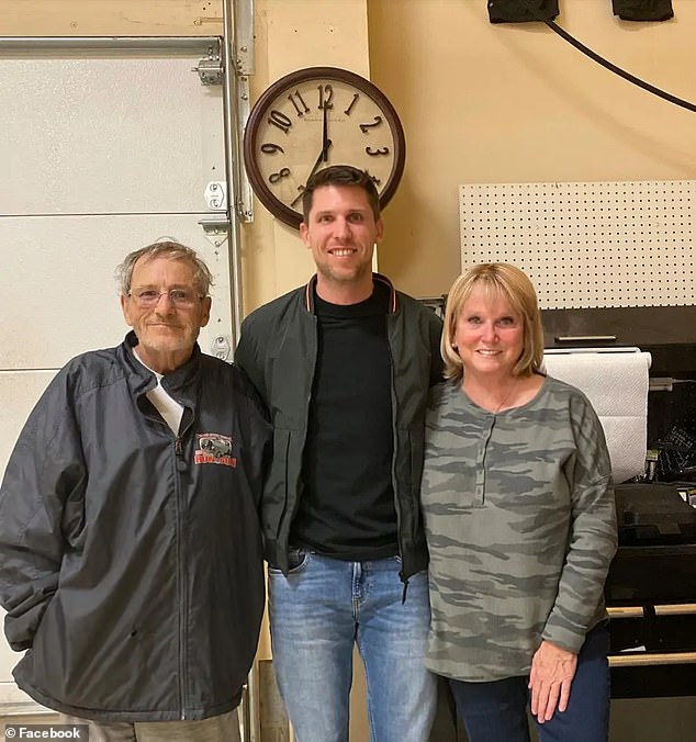 Dennis (left) died in the fire, while Mary Lou (right) is in a critical condition in the hospital