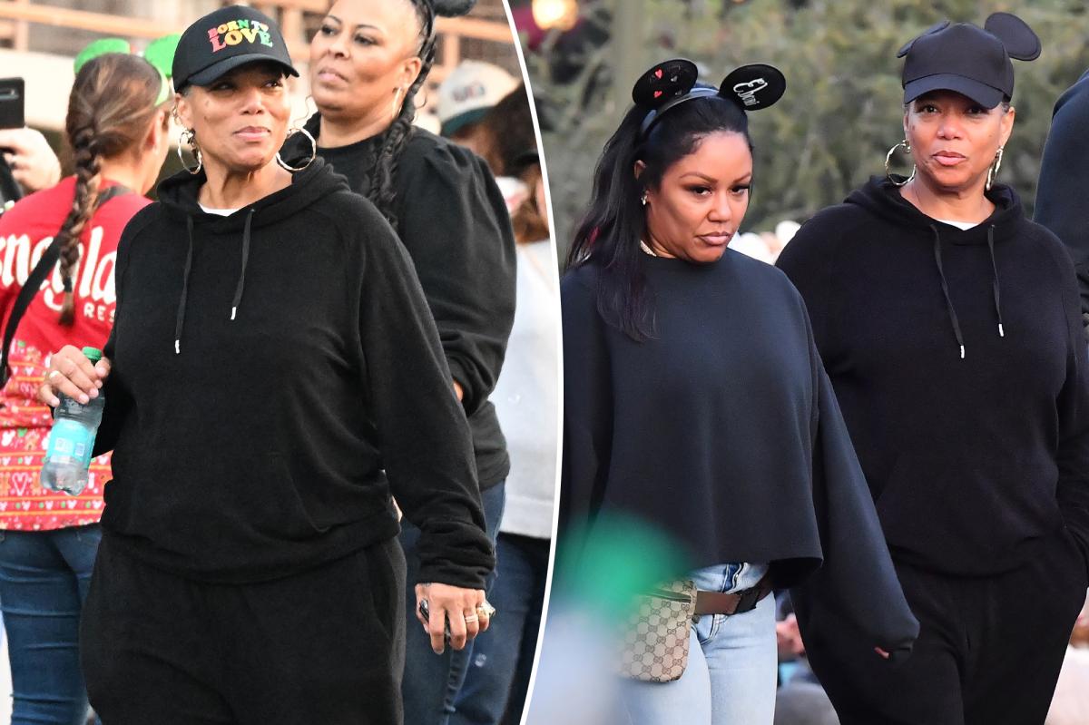 Queen Latifah enjoys rare family outing with longtime partner Eboni Nichols at Disneyland