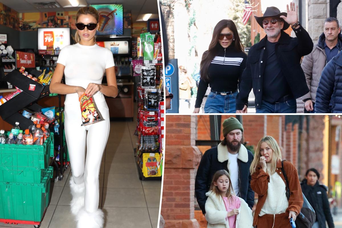 Brooks Nader kicks off Christmas with Lauren Sánchez, Jeff Bezos and Kate Hudson in Aspen