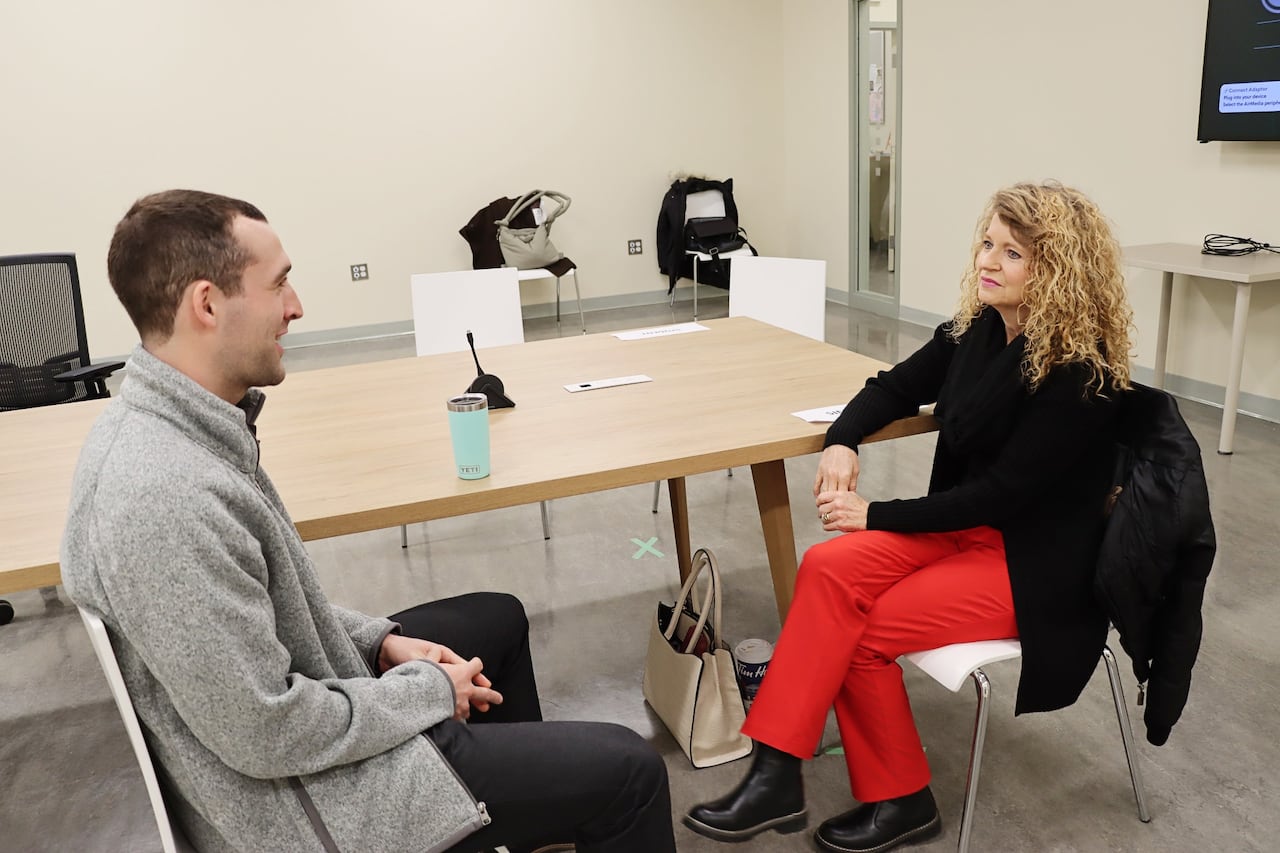 Oliver Schnare of New Glasgow N.S. says the scripted sessions feel like talking to a real patient.