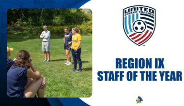 Women's Soccer coaches selected Region IX Staff Of The Year by United Soccer Coaches