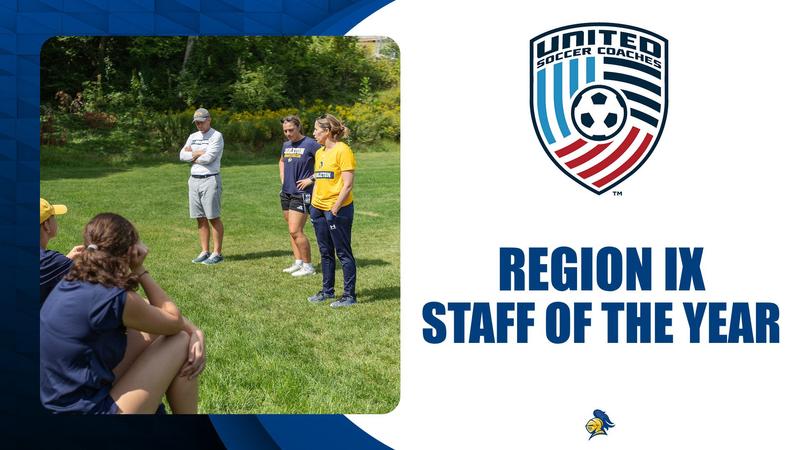 Women's Soccer coaches selected Region IX Staff Of The Year by United Soccer Coaches