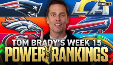 Tom Brady's NFL Power Rankings: Pats, Packers Take Big Drops As Playoffs Loom