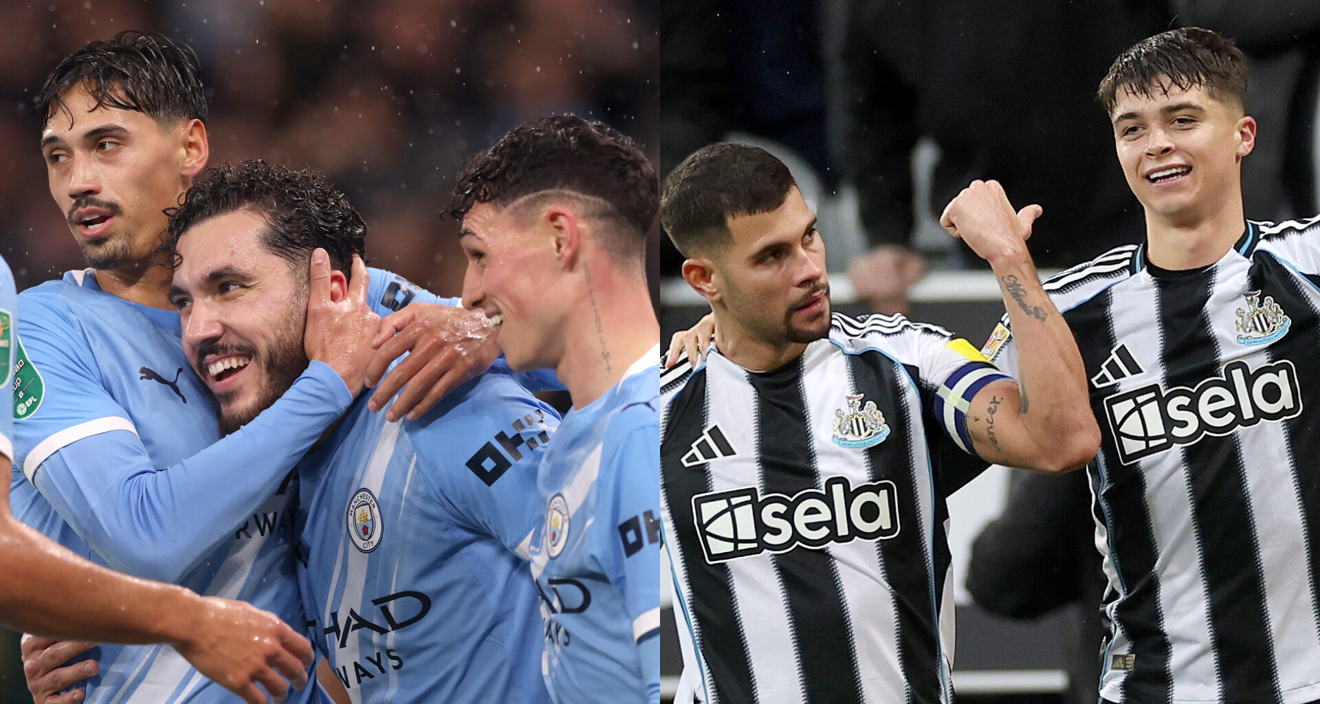Man City and Newcastle advance to semi-finals