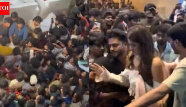 Nidhhi Agerwal: 'Pack of men behaving worse than hyenas' Actor Nidhhi Agerwal mobbed at Hyderabad mall; singer slams unruly crowd | Hyderabad News