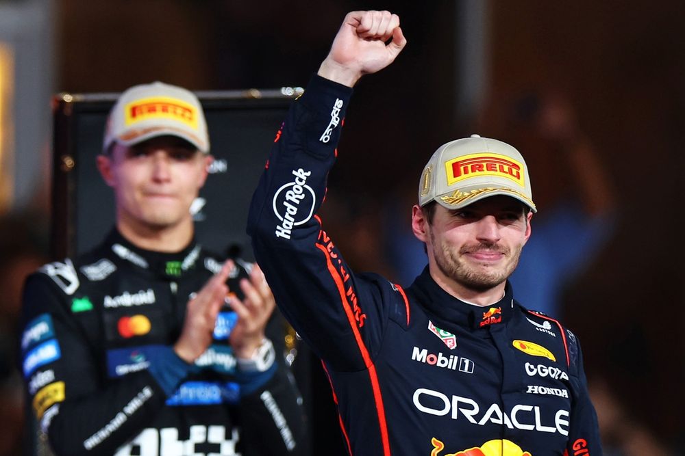 Max Verstappen ended the season with eight grand prix wins, one more than champion Lando Norris.