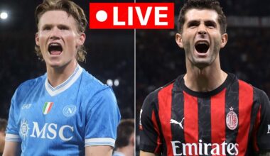 Napoli vs AC Milan LIVE: 2025 Supercoppa Italiana semifinal clash