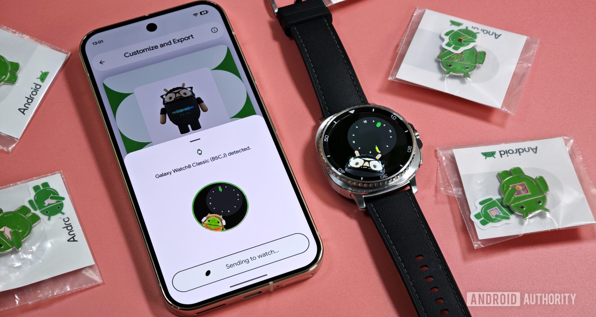 Androidify on Wear OS hero image