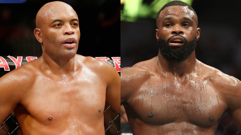 Anderson Silva and Tyron Woodley