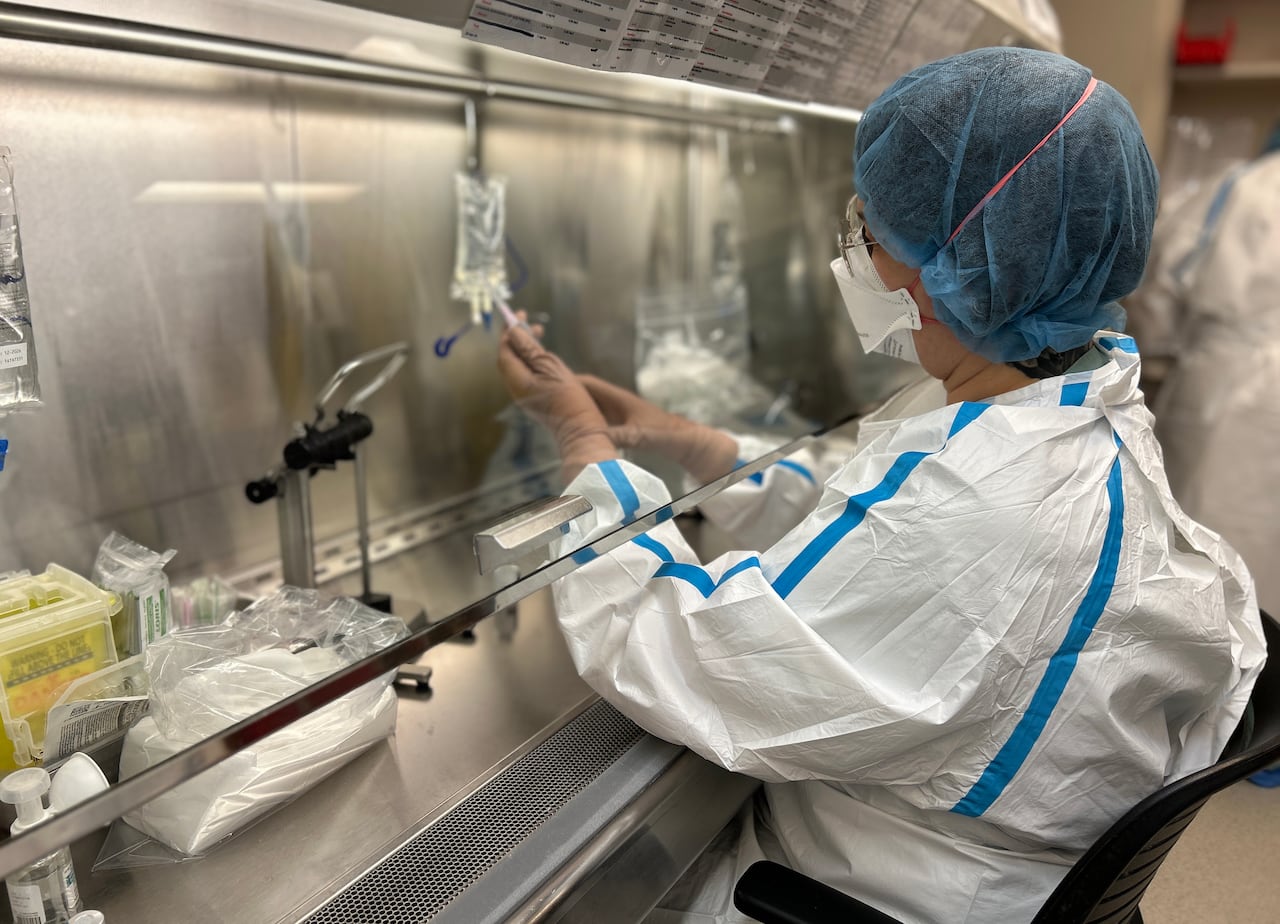 A photo inside CancerCare Manitoba's pharmacy. 