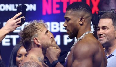 Majority of bets on underdog Jake Paul over Anthony Joshua