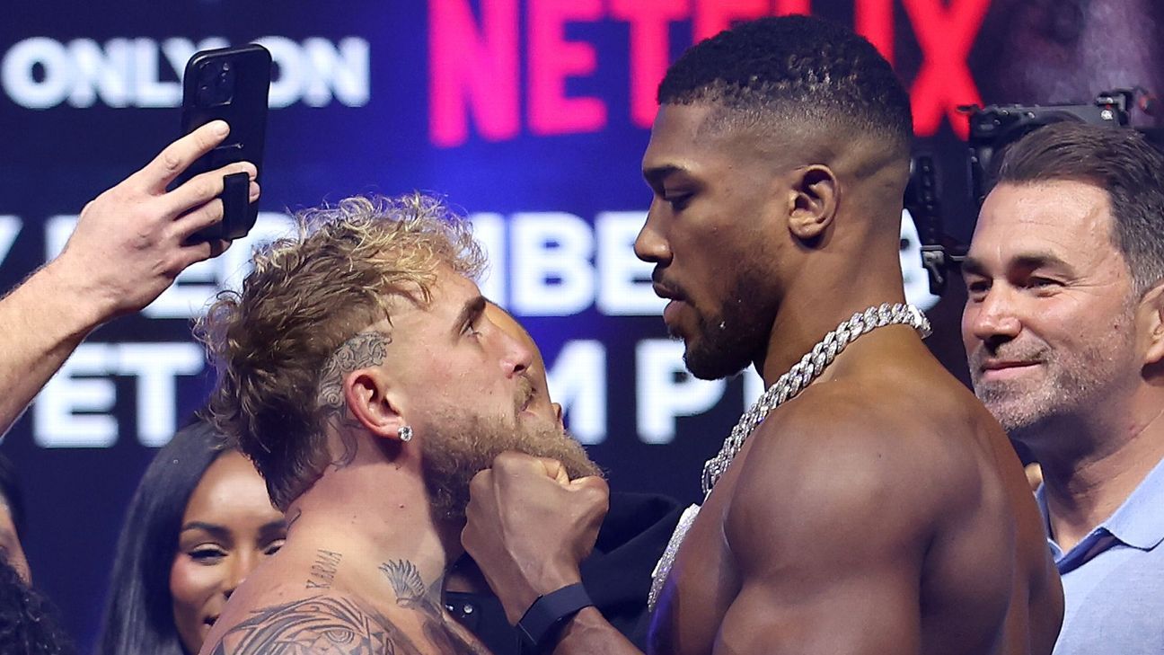 Majority of bets on underdog Jake Paul over Anthony Joshua