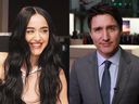 Katy Perry and Justin Trudeau 