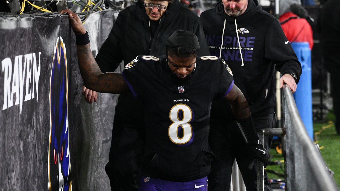 Ravens rule out QB Lamar Jackson vs. Pats with back injury