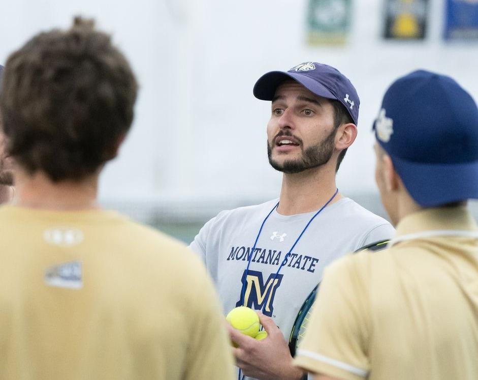 Andre Stewart serving