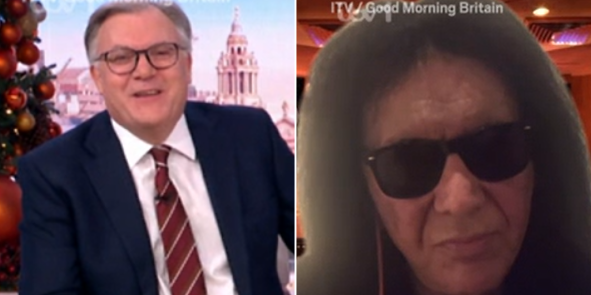 Gene Simmons fumes 'shut your piehole' on ITV GMB after being questioned about Donald Trump following passionate defence