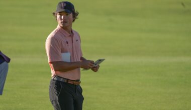 Reed Greyserman on the 18th hole of The Old Course at St. Andrews