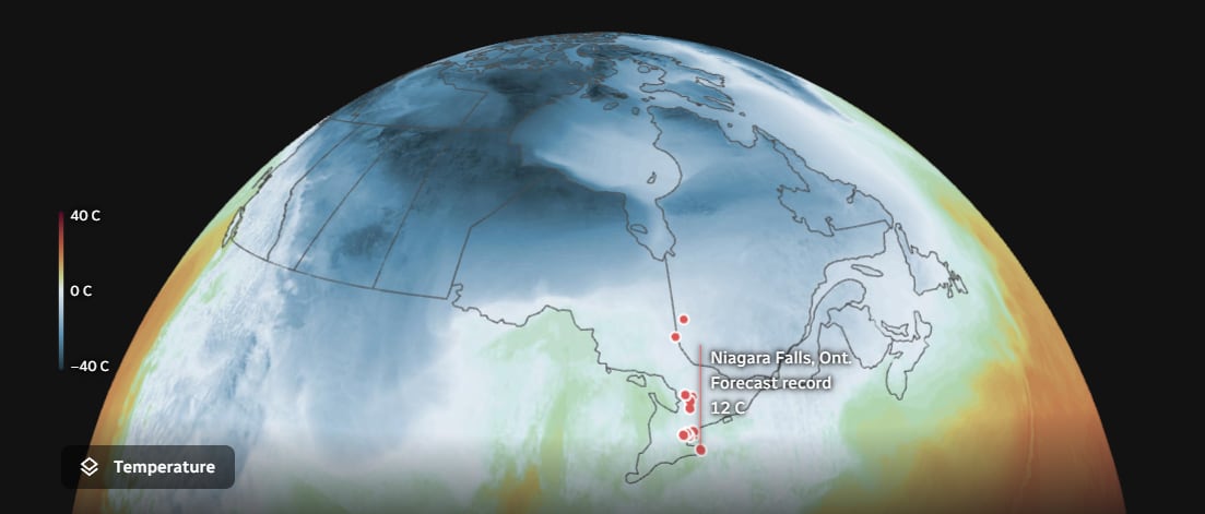 climate dashboard screenshot