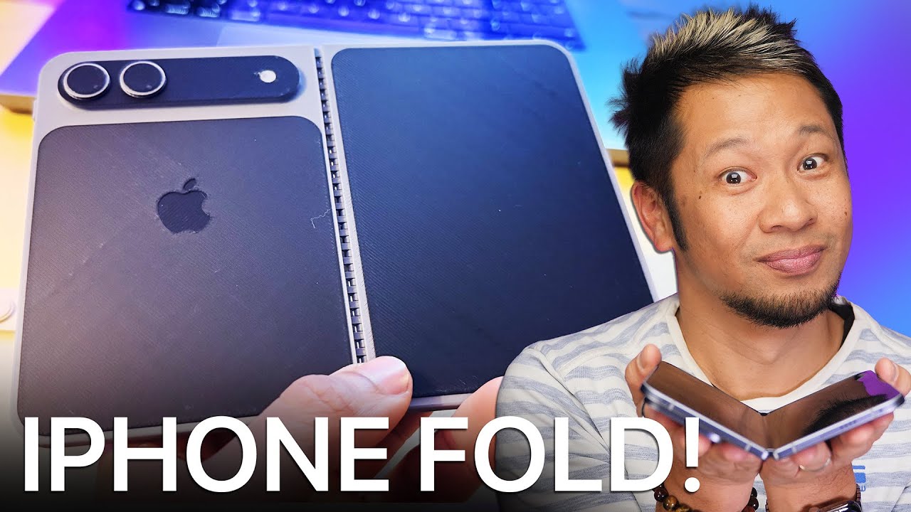 Apple's iPhone Fold Just Got Leaked - First Look At The Design! - YouTube