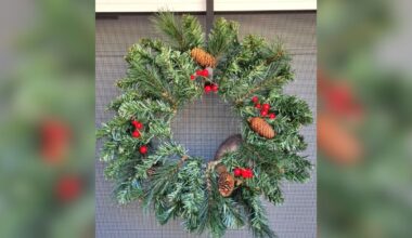 Woman Returns From Shopping To Find An 'Unexpected Visitor' In Her Wreath