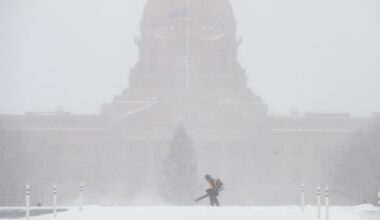 Blowing snow, cold and blizzard conditions: Weather alerts issued for large swaths of Alberta