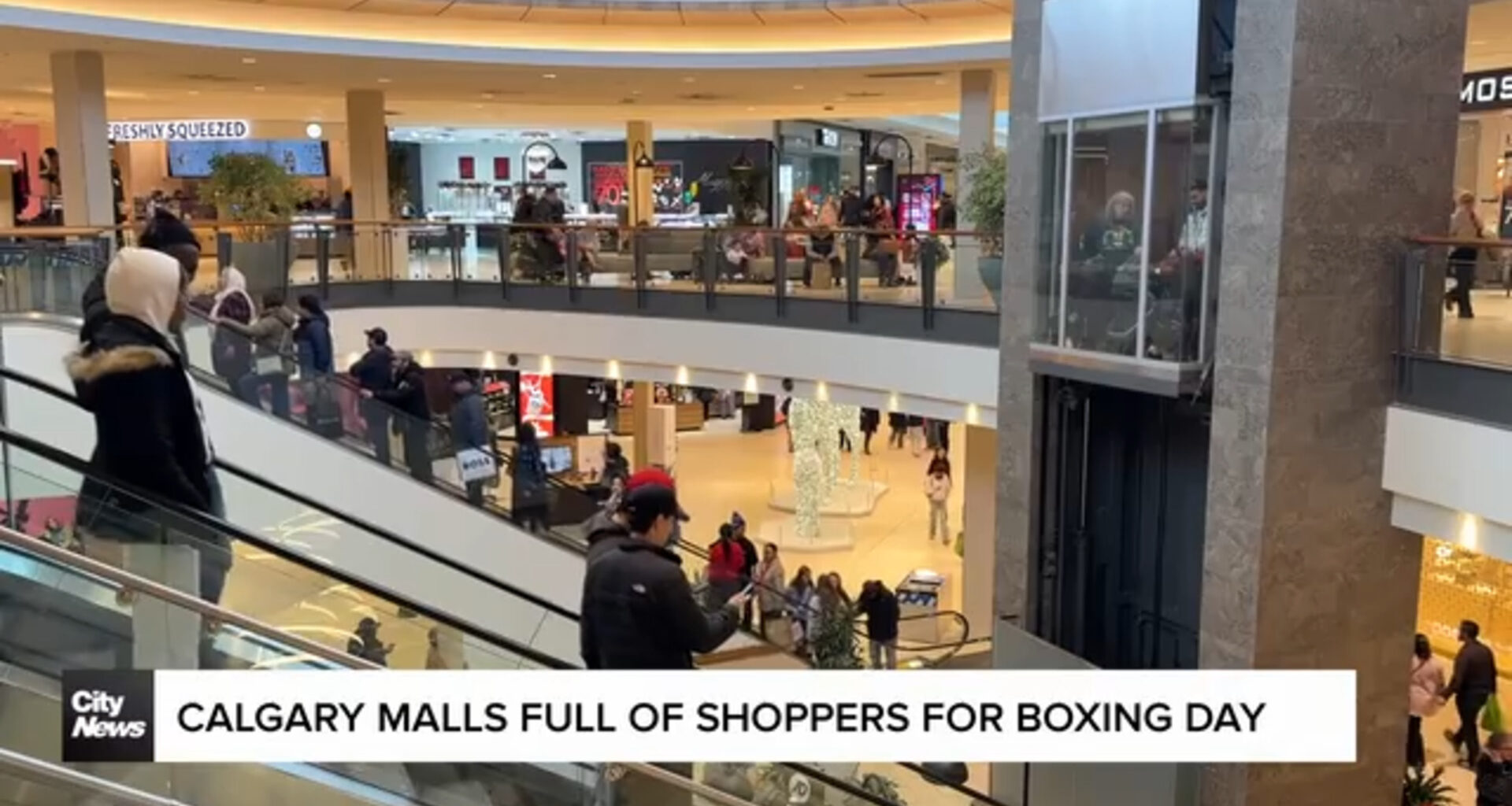 Calgary malls full of shoppers for Boxing Day