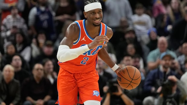 Shai Gilgeous-Alexander named Canadian Press male athlete of the year for 2nd time