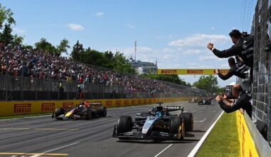 George Russell manages tricky Mercedes to become best of the rest