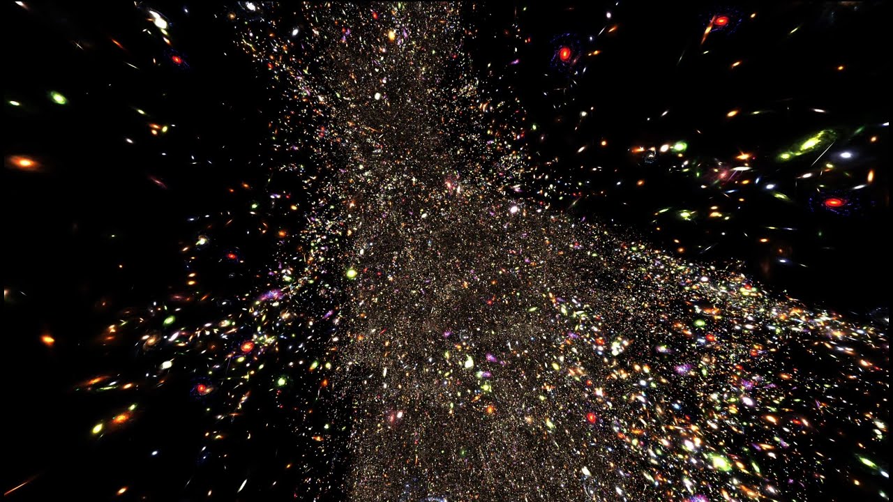 DESI Galaxy Flight with captions - YouTube