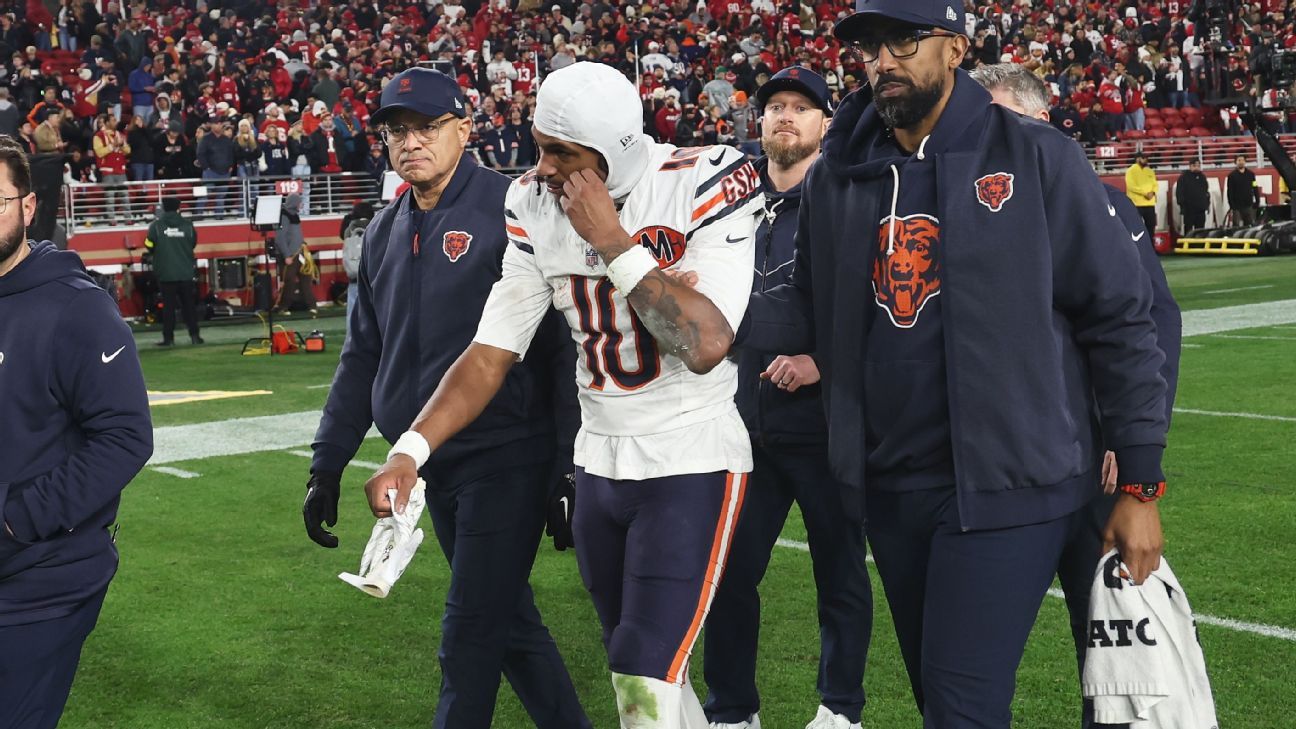Source: Bears rookie WR Luther Burden III has quad injury