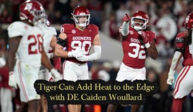 Tiger-Cats Add Heat to the Edge with DE Caiden Woullard