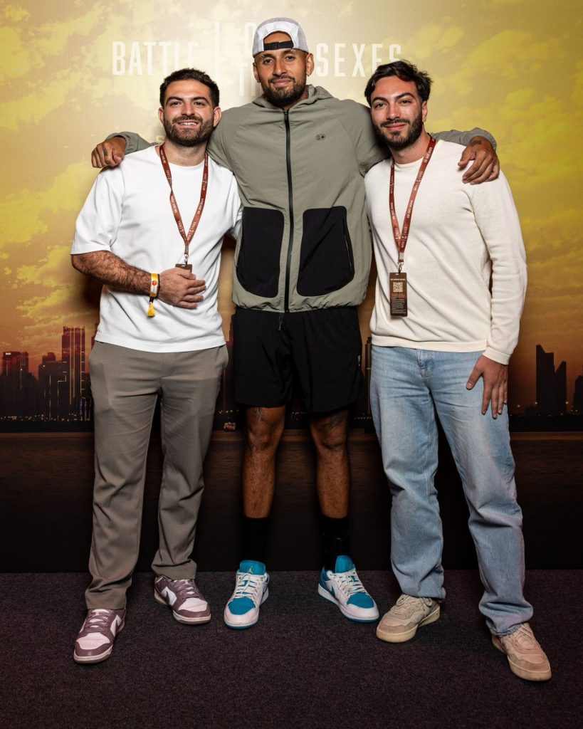 UK Cypriot brothers meet Australian Greek tennis star Nick Kyrgios in Dubai