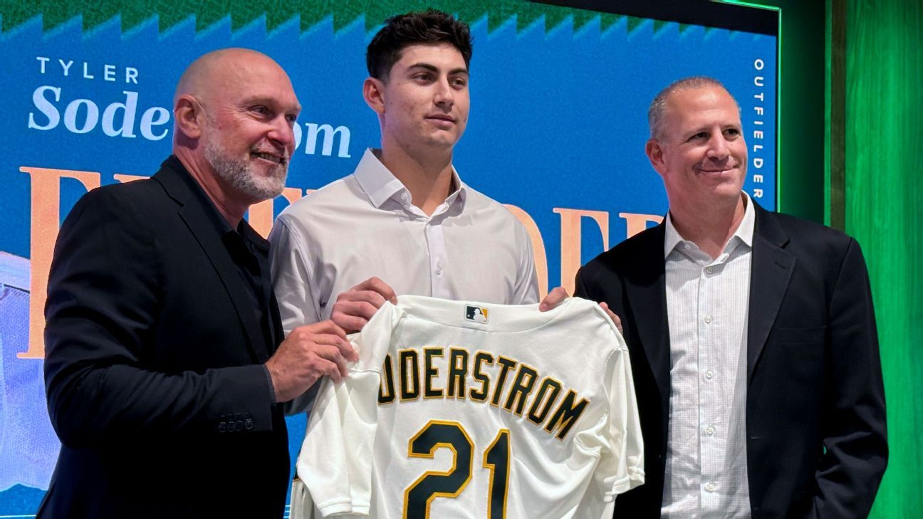 A's announce Tyler Soderstrom deal at future Las Vegas home